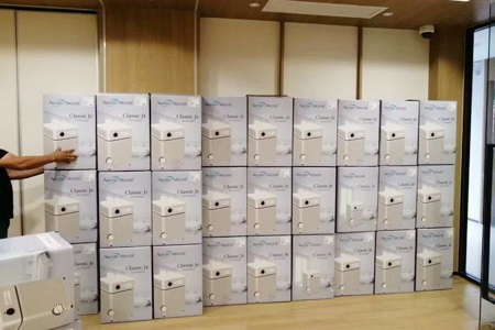 奥司汀空气净化器与上海农商银行新支行达成合作